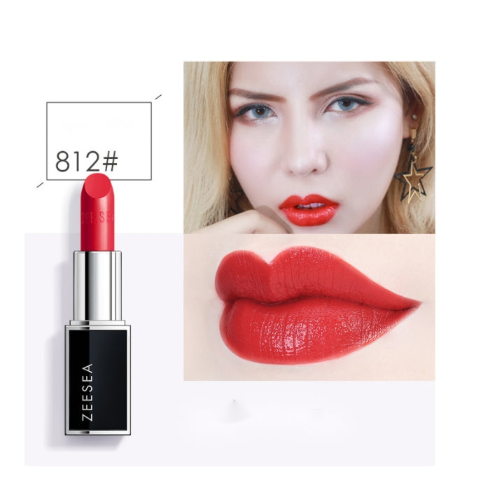 ZEESEA Hydrating Matte Lipstick - Long Lasting Moisturizing Black Tube Lipstick for Women, Perfect for Daily Wear & Special Occasions