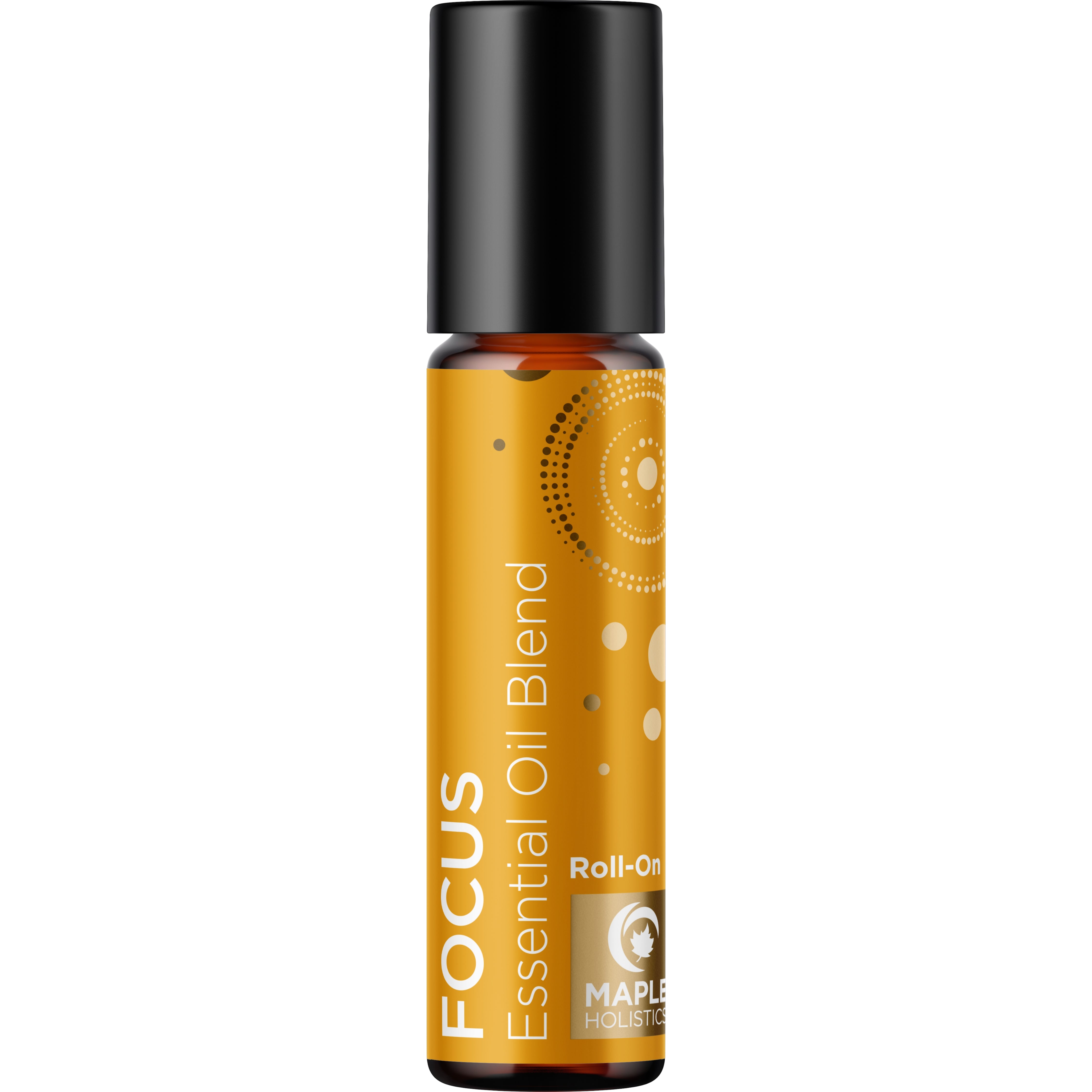Focus Essential Oil Roll On - Natural Aromatherapy Blend for Concentration & Clarity - Perfect for Study, Work, and Meditation