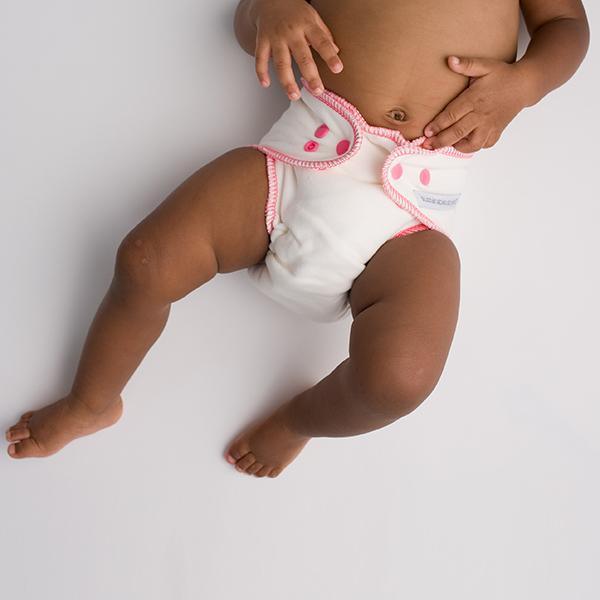 Sloomb Overnight Bamboo Fleece Fitted Cloth Diapers - Ultra Absorbent, Soft & Breathable for Baby's Comfortable Sleep