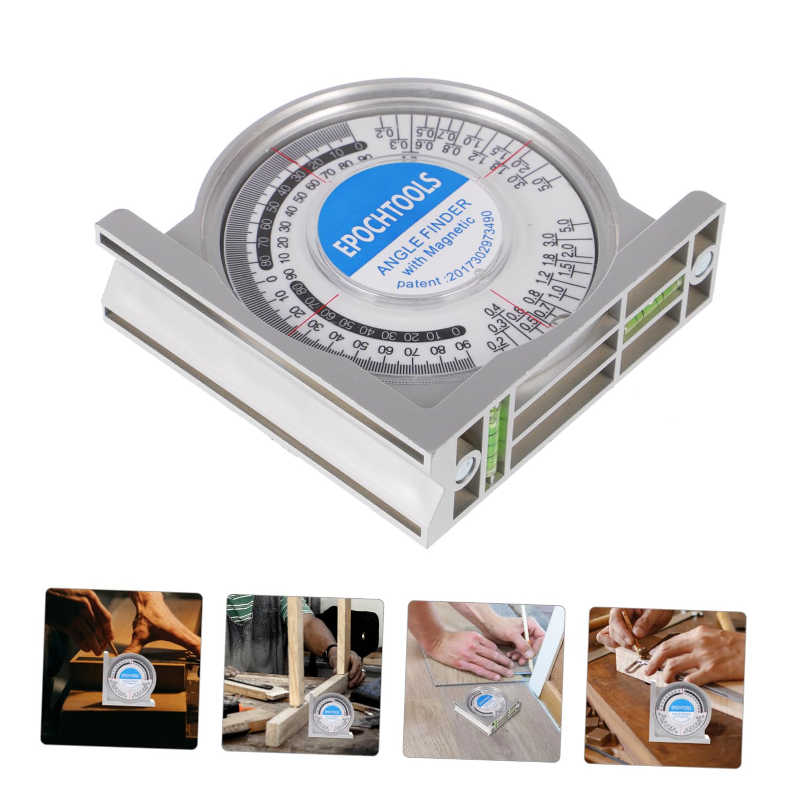 **Gogogmee Digital Angle Finder - Precision Angle Measuring Tool with Bubble Level, Inclinometer & Slope Gauge for Woodworking, Construction & DIY Projects**    *(Use Cases: Perfect for carpentry, metalworking, roofing, tile installation, and engineering measurements.)*