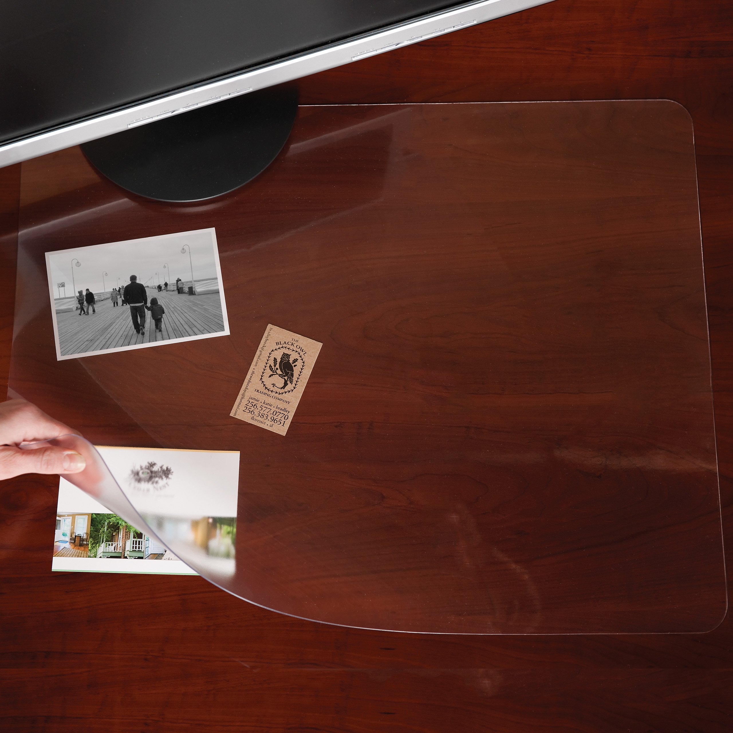 ES Robbins Everlife Clear Desk Pad 19