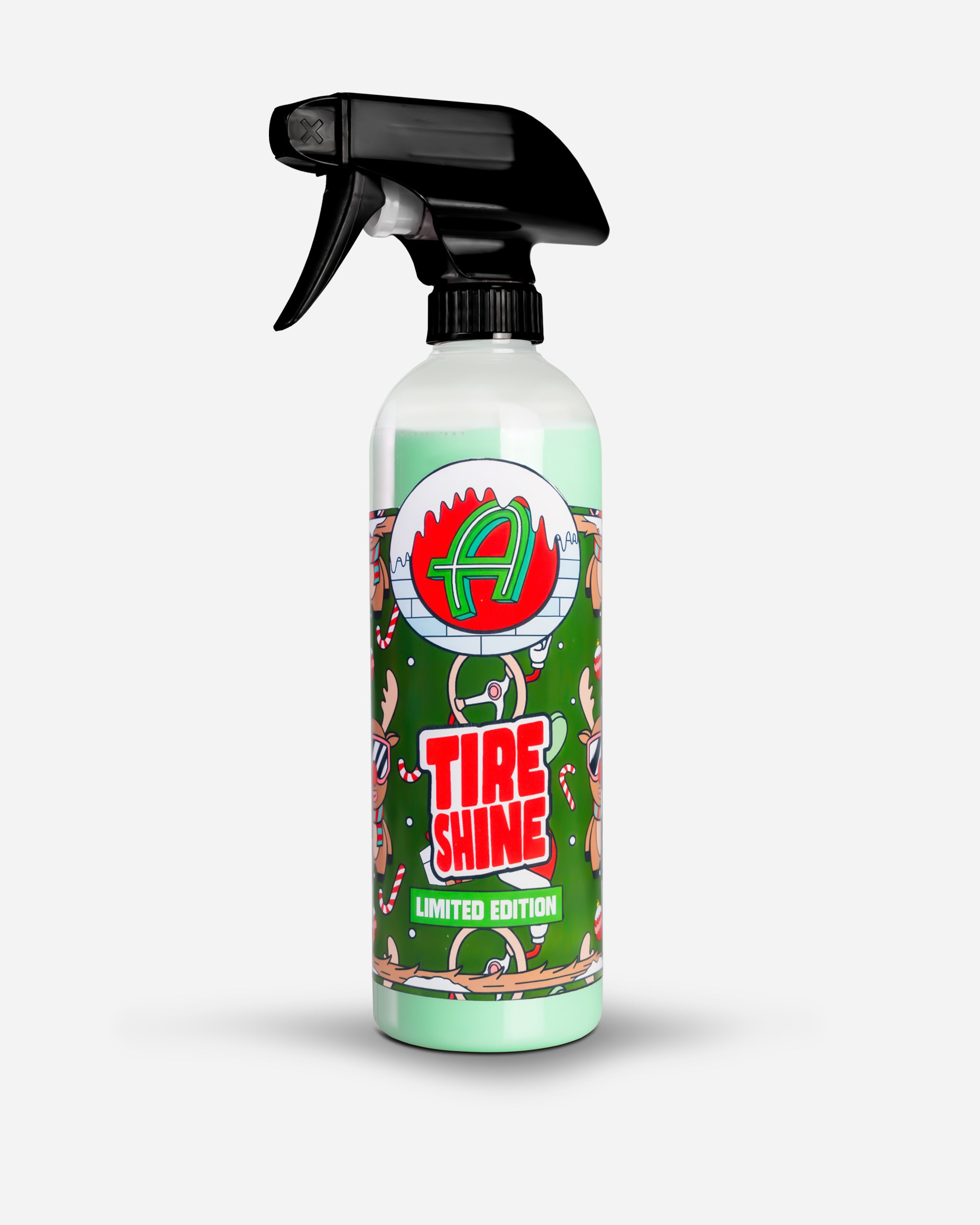 Adam's Premium Tire Shine Spray - Long Lasting Shine & UV Protection for Car Tires - Perfect for Holiday Car Care, Road Trips & Vehicle Detailing