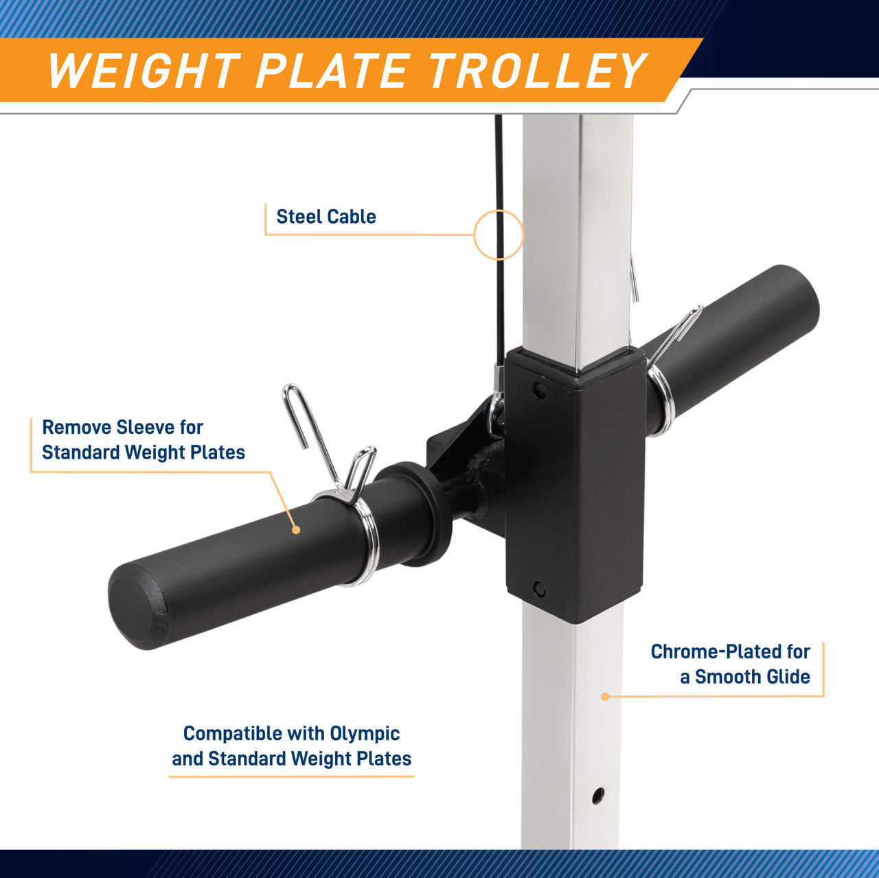 Lat Tower Accessory for MWB 5511 & MWB 7096 | ACC 8048LT | Perfect for Home Gym & Commercial Fitness Equipment