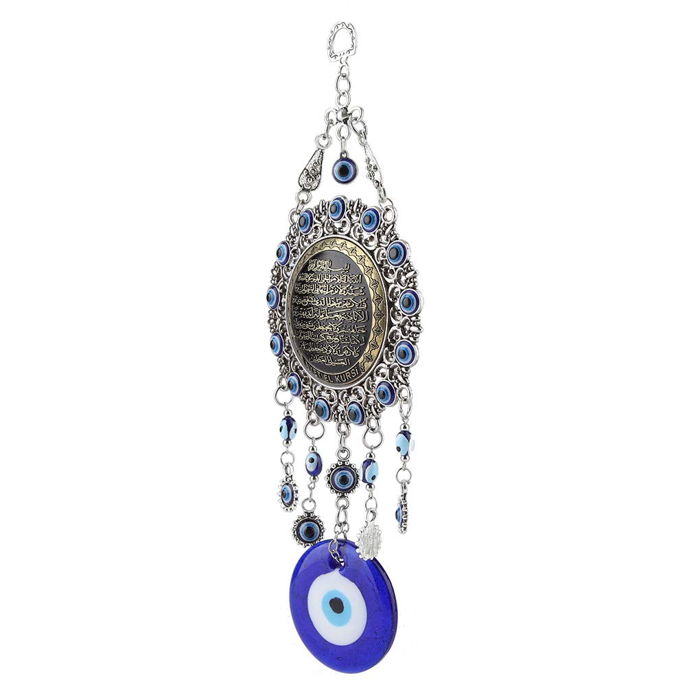 LZKW Evil Eye Pendant for Home Decor - Beautiful & Durable Protection Charm Jewelry | Perfect for Housewarming Gifts, Wall Hanging & Spiritual Protection