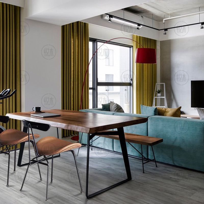 ANTONIO Solid Wood Dining Table - Nordic Modern Minimalist Scandinavian Style for Home & Restaurant Use
