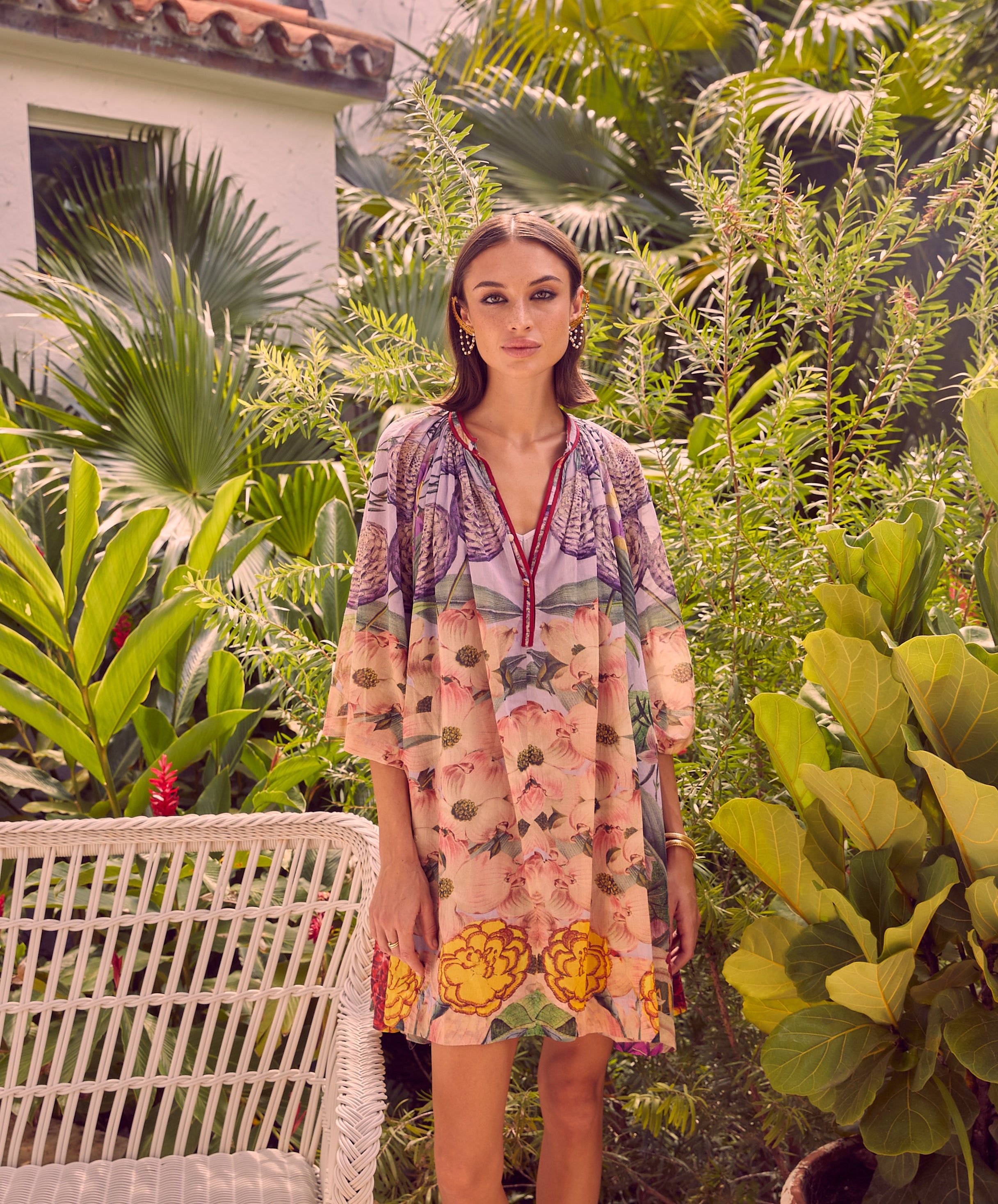 Amala Dress - Women's Flowy Boho Maxi Dress for Summer & Beach | Final Sale | Perfect for Vacations, Weddings & Casual Outings