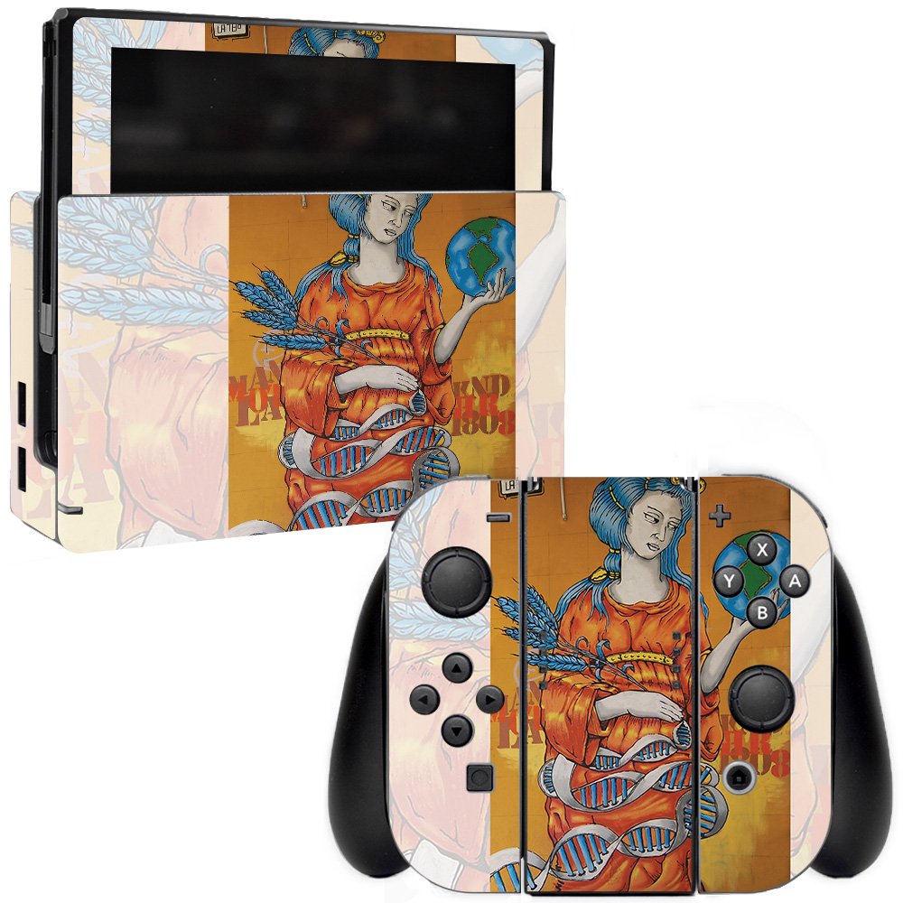MightySkins Vinyl Decal Wrap Cover for Nintendo Switch - Mother Earth Design | Protective & Durable Skin | Easy to Apply & Remove | Made in USA | Perfect for Gaming, Travel & Customization