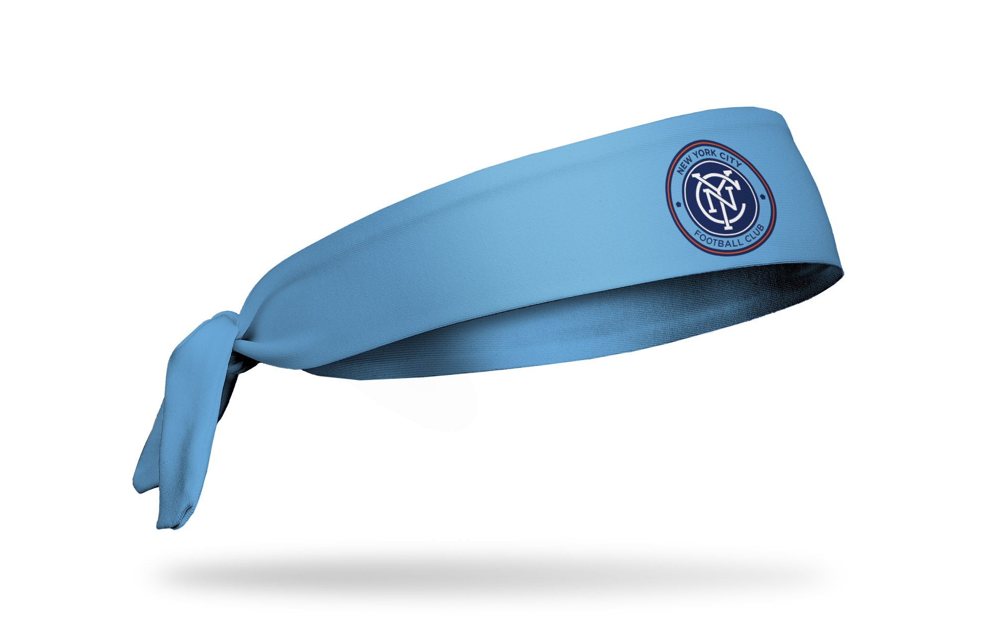New York City FC Logo Blue Flex Tie Headband - Adjustable Sports Headwear for Soccer, Running & Workouts - Perfect for Fans & Athletes