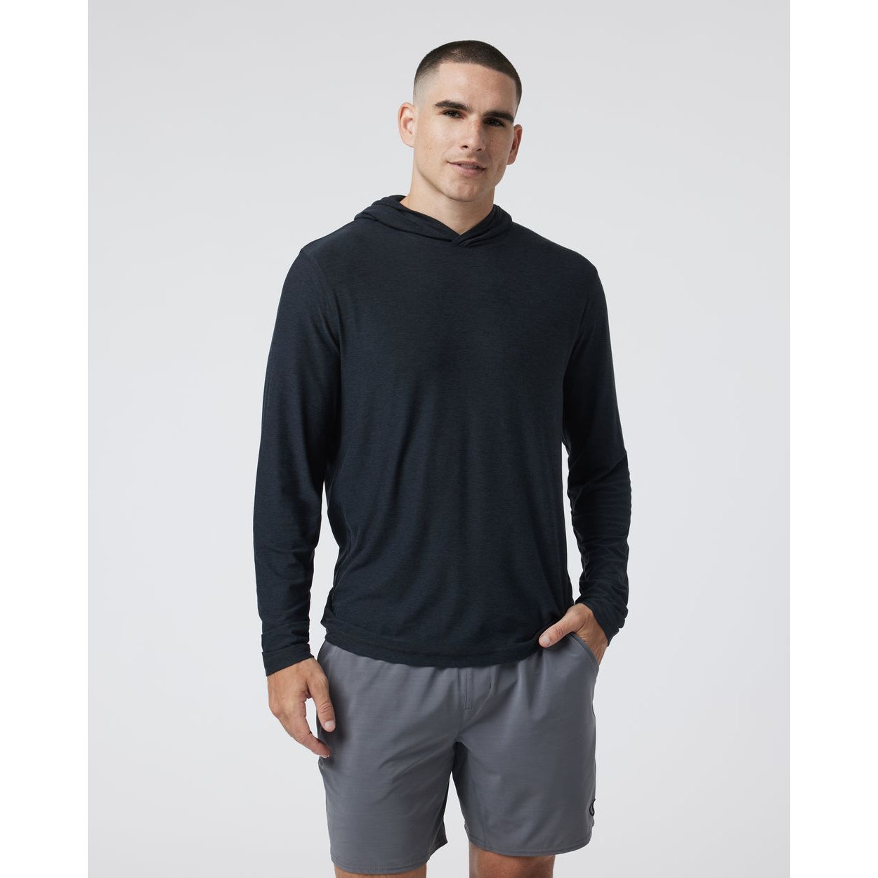 Vuori Men's Strato Tech Hoodie - Lightweight Performance Hooded Sweatshirt for Running, Gym & Outdoor Activities
