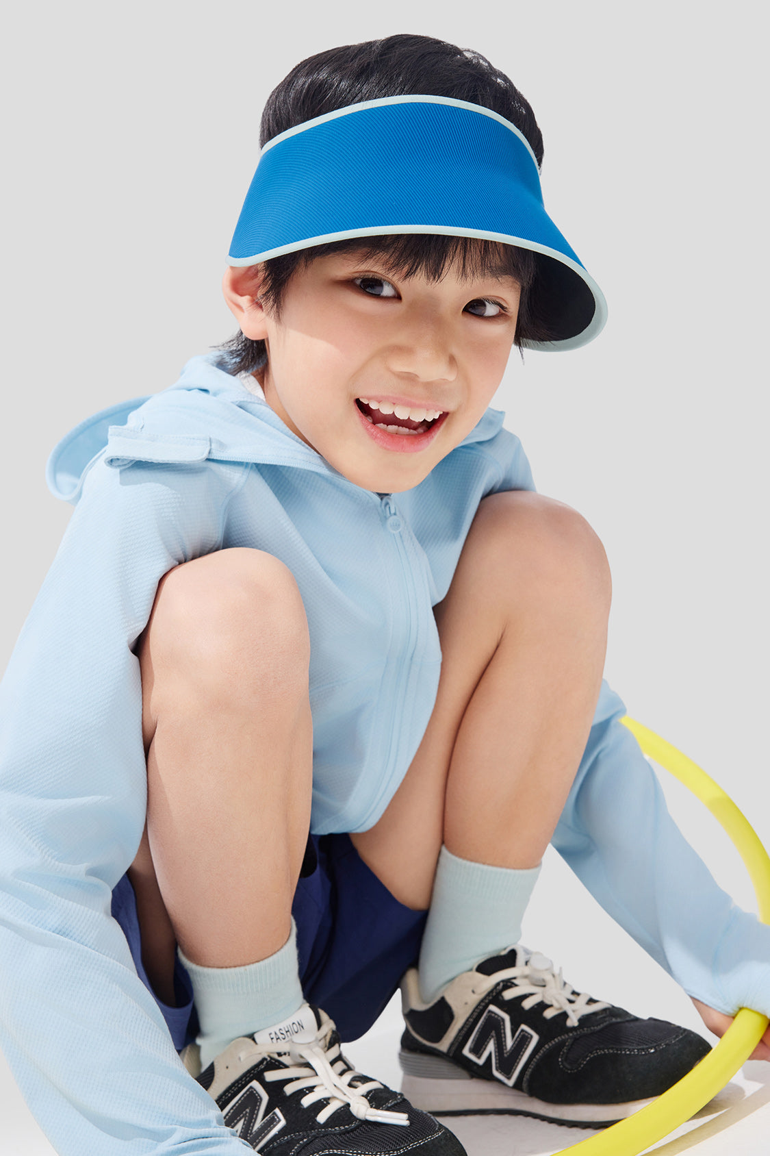 Sprint Kids' Seamless Sports Sun Hat UPF50+ UV Protection - Lightweight Breathable Outdoor Hat for Boys & Girls - Perfect for Beach, Swimming, Hiking and Summer Activities