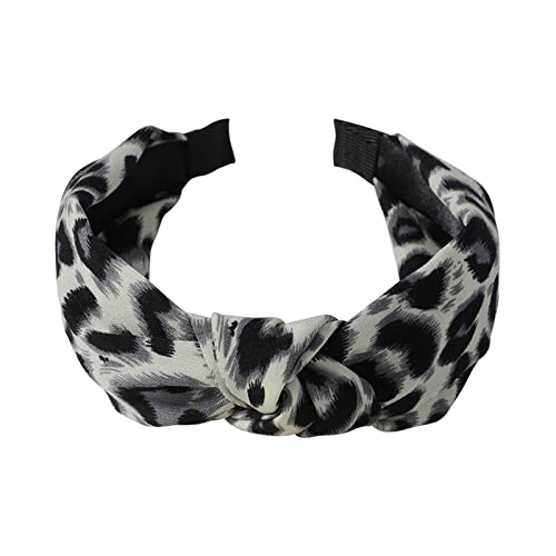 Women's Fashion Embroidery Knotted Headbands - Wide Top Knot Hair Hoop, Twist Knot Hair Wrap & Barrettes for Women (One Size, Color D) | Perfect for Yoga, Workouts, Casual & Formal Wear