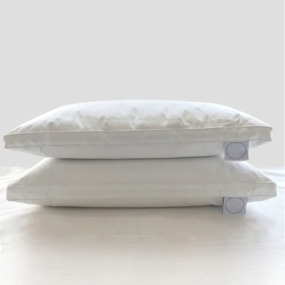 **Best King-Size Pillows for Sleeping - 2 Pack Neck Support Pillows with Washable Cotton Cores - Perfect for Beds, Travel & Home Comfort**