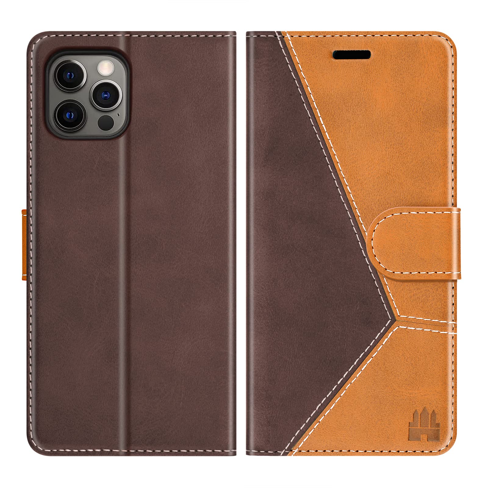 Premium PU Leather iPhone 12 Pro Max Wallet Case (6.7