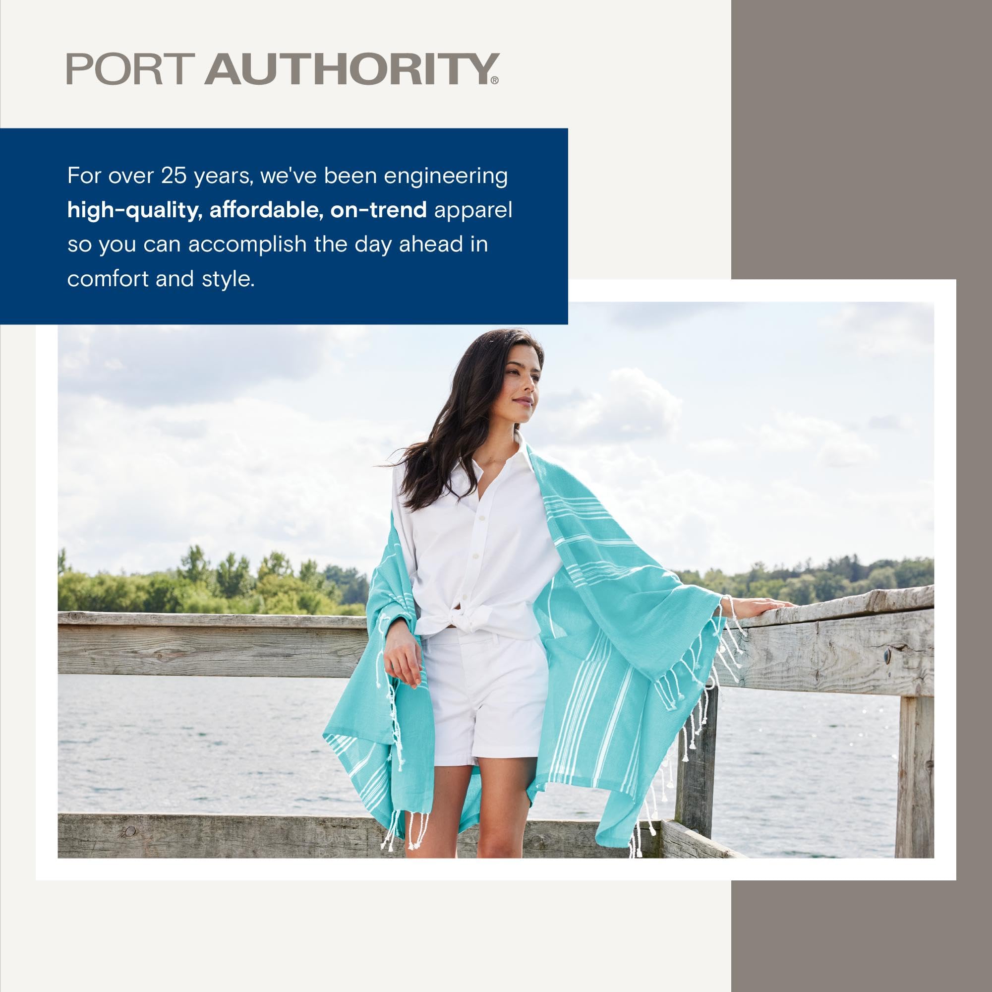 Port Authority Grommeted Golf Towel - Premium Microfiber Sports Towel for Golfers - Durable & Absorbent - Perfect for Golf, Gym & Outdoor Activities