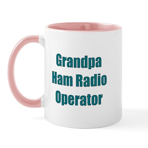 White/Pink Inside - Grandpa Ham Radio Operator Mug