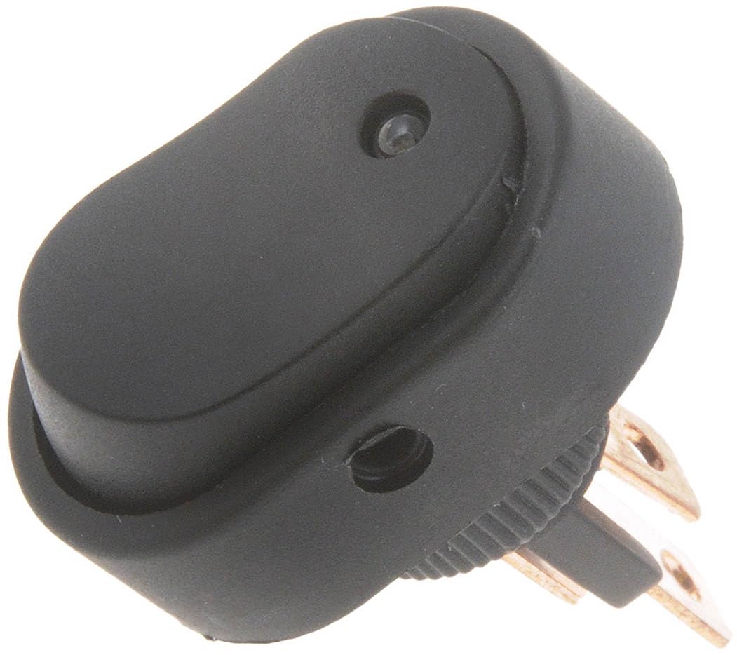 APDTY 95952 Black Body with Blue LED Glow - Oval Style Car Interior Lights for Night Driving & Custom Vehicle Decoration