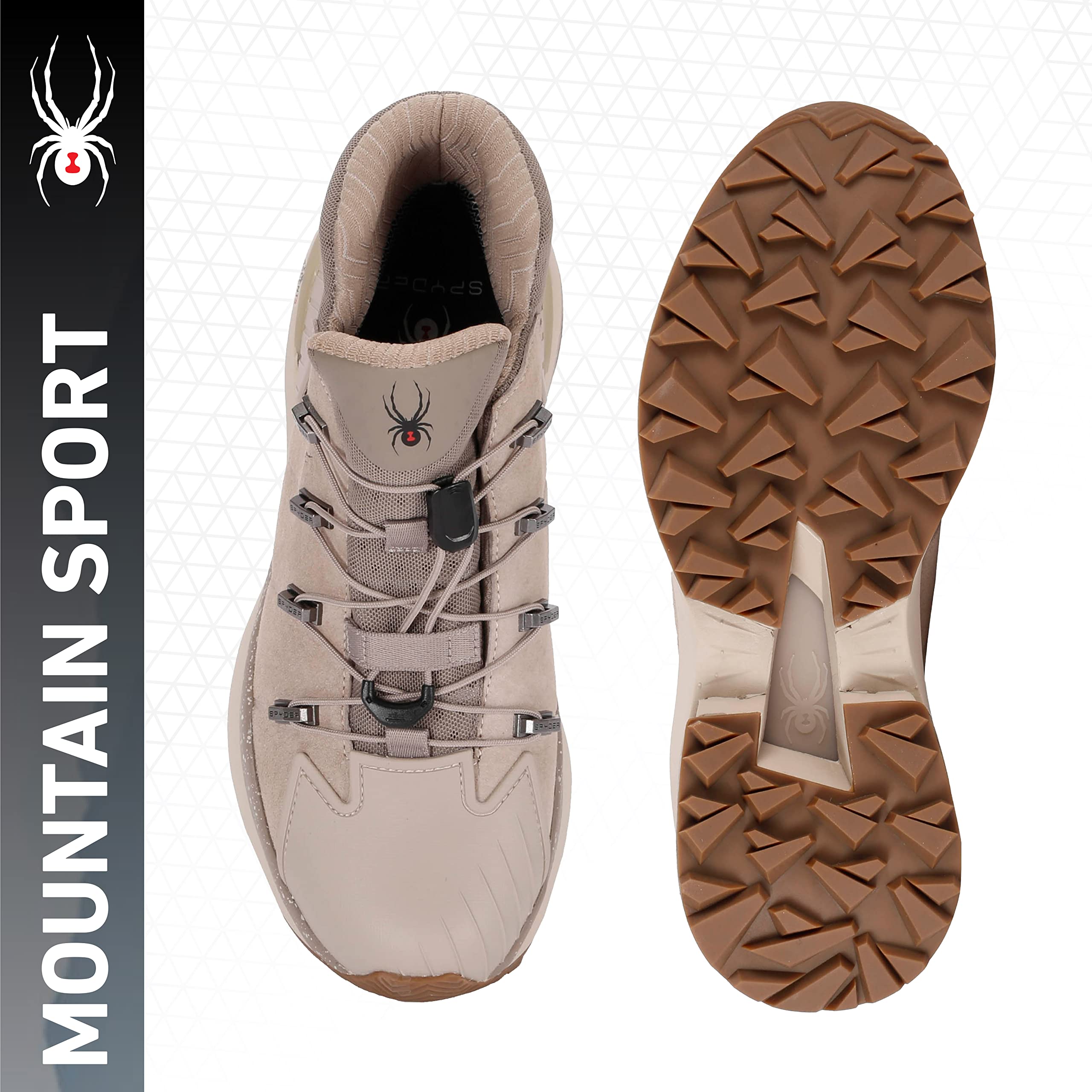 Spyder Women's Waterproof Hiking Shoes - Lightweight Trail Running Shoes for Outdoor Adventures, Simply Taupe Size 9.5 | Perfect for Hiking, Camping & Mountain Climbing