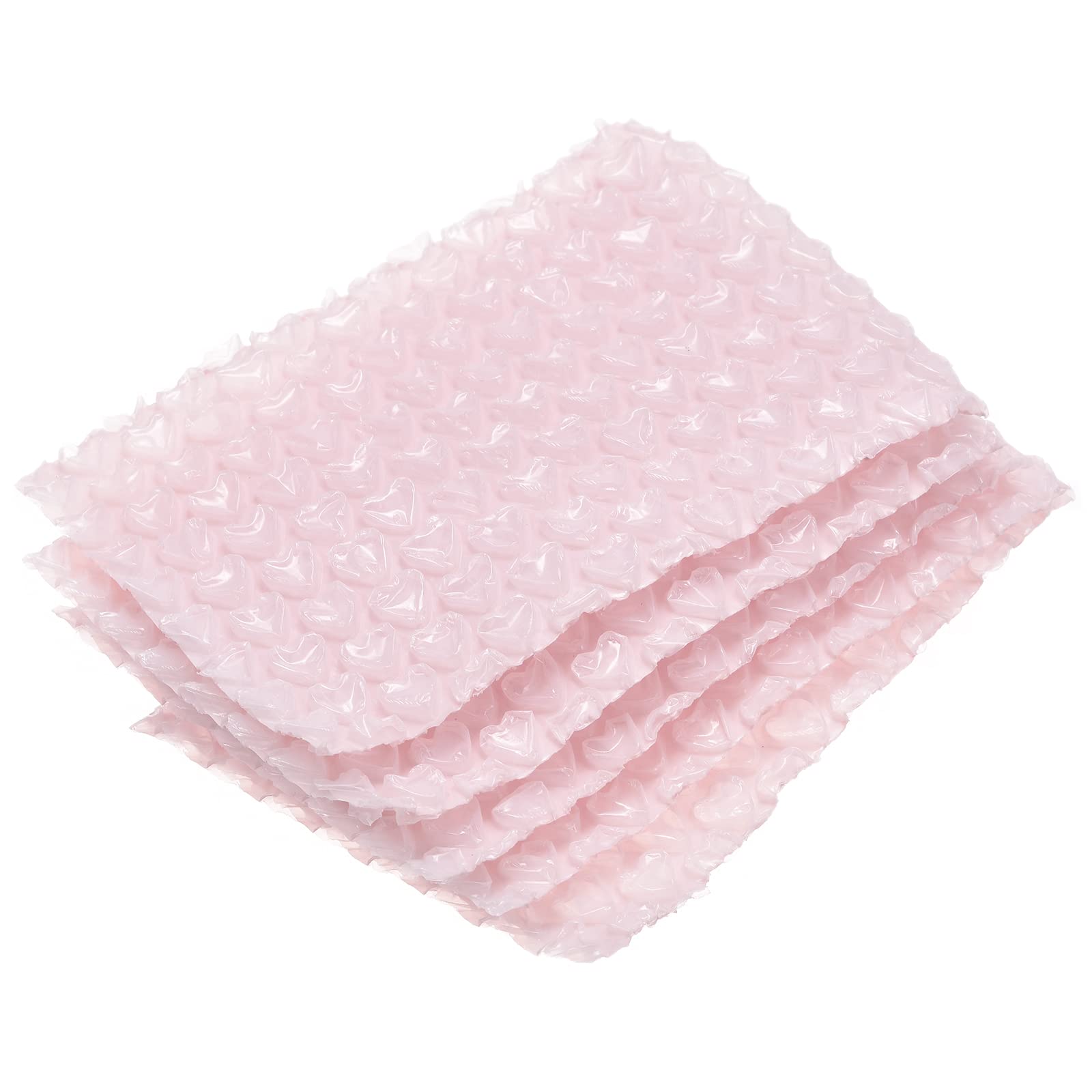 MECCANIXITY 3.9 x 5.85 Inch Double Bubble Cushion Pouches - Pack of 20 Pink Bubble Mailers for Shipping, Moving & Protecting Fragile Items | Ideal for Ecommerce, Jewelry, Cosmetics & Small Electronics Packaging