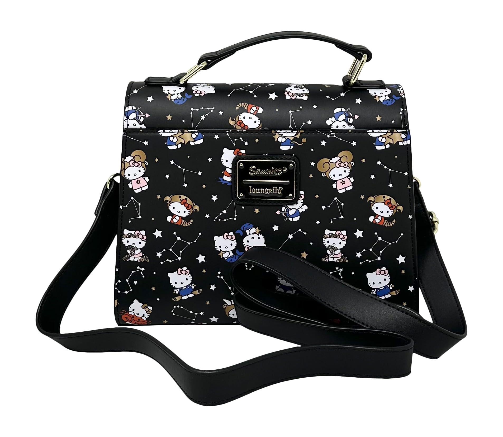 Loungefly Sanrio Hello Kitty Zodiac Print Crossbody Bag - Cute Kawaii Purse for Women & Girls - Perfect for Cosplay, Anime Conventions & Daily Use