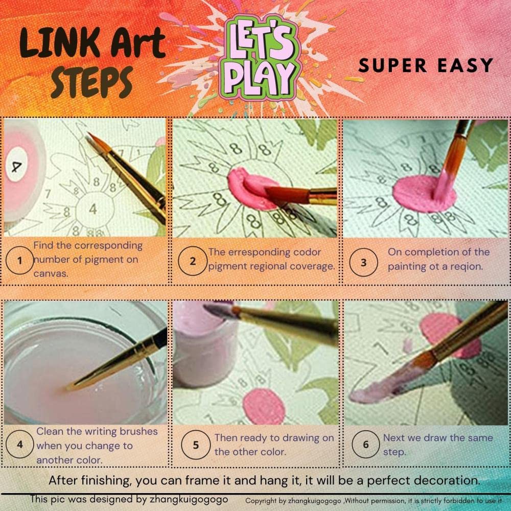 DIY Acrylic Painting by Numbers Kit for Kids & Adult Beginners - Fort of Saint Jean Dulloa by Jean Antoine Gudin | Home Decor, Stress Relief & Creative Gift Idea