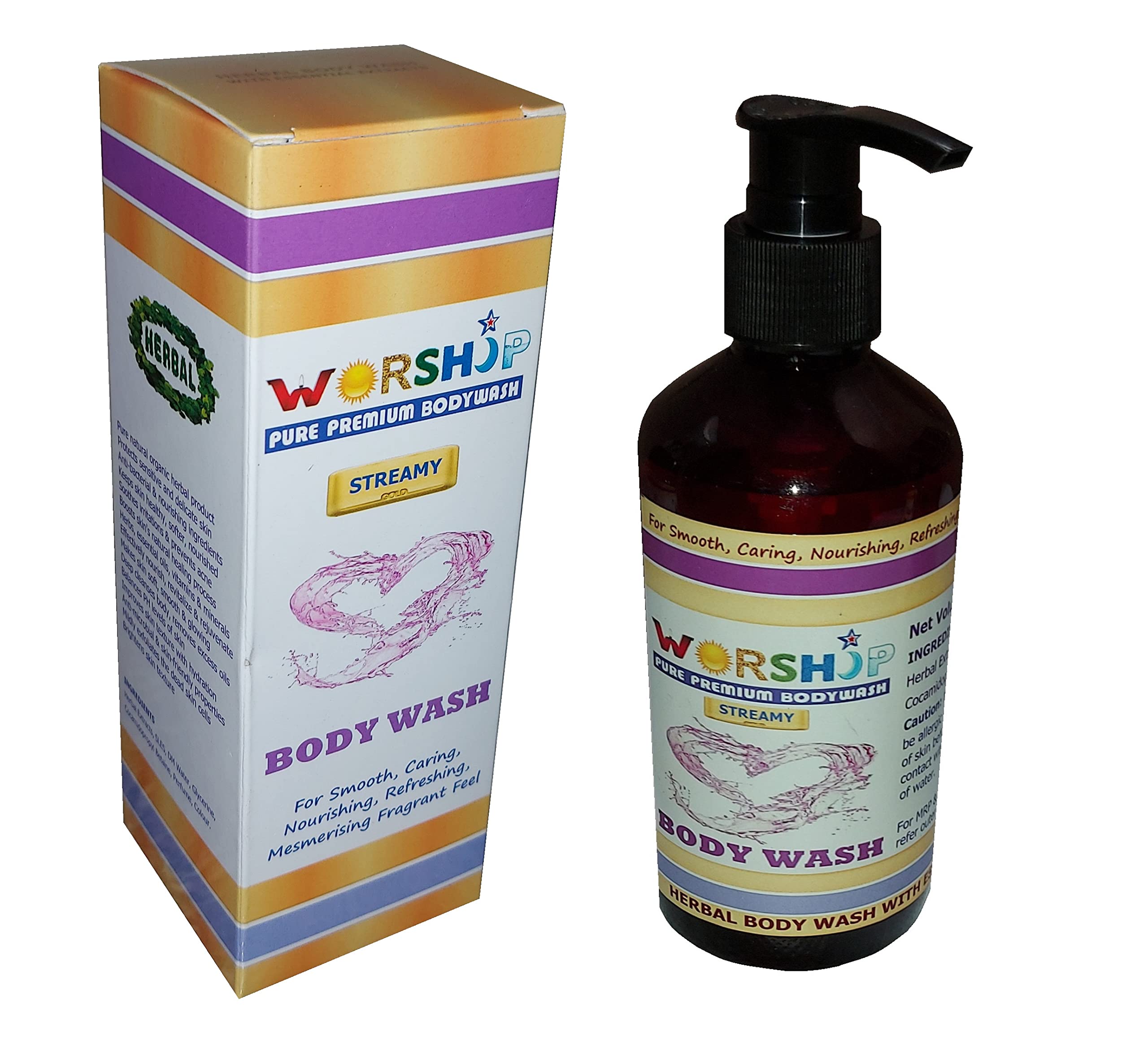 Natural Herbal Body Wash for Women - Organic & Moisturizing Shower Gel for Relaxation & Skin Care | Perfect for Daily Use, Spa & Aromatherapy