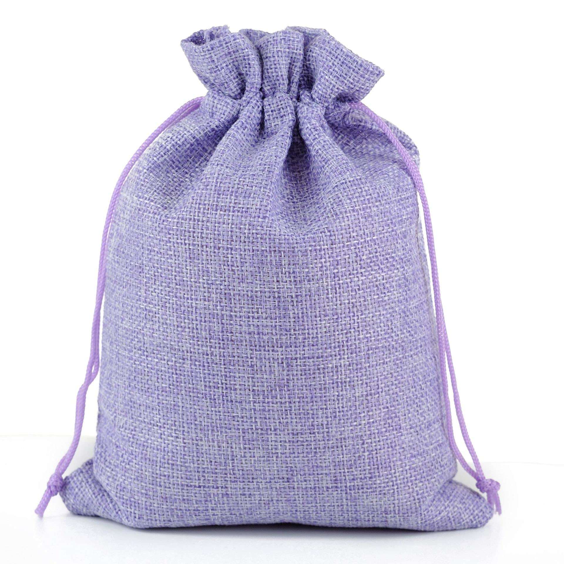 10-Pack Natural Jute Drawstring Bags - Sturdy Burlap Storage Pouches for Jewelry, DIY Crafts, Gifts | Perfect for Weddings, Christmas, Halloween, Birthdays & Graduation Parties | Eco-Friendly Gift Wrapping & Party Favors