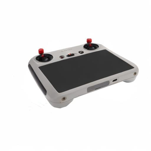 DJI Mini 3 Pro RC Controller Accessories - 2PCS Metal Alloy Remote Control Sticks for DJI RC (Red) | Perfect for Drone Piloting, Aerial Photography & FPV Racing