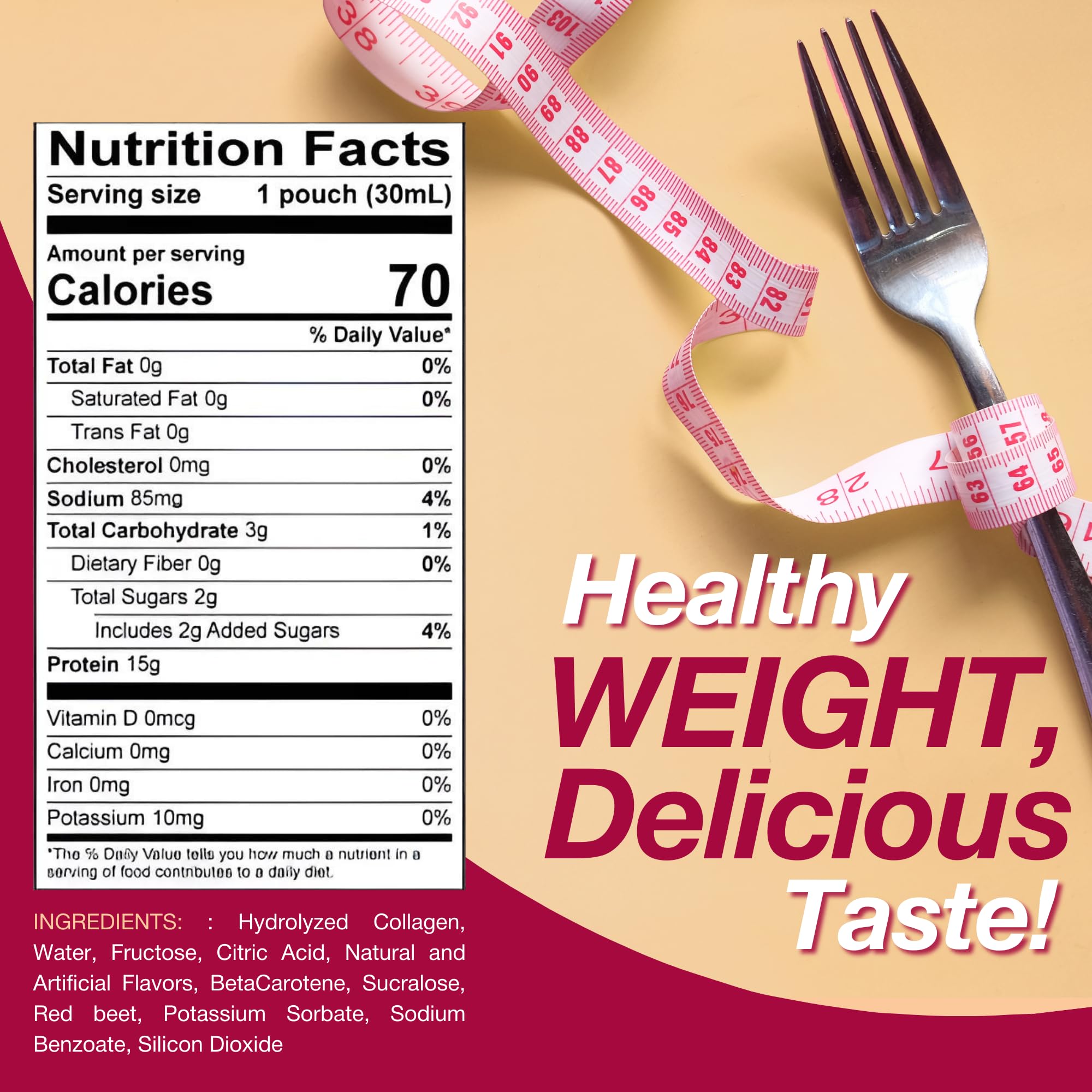 ProtiDIET Peach Mango High Protein Drink Mix - Fat Free, Low Sugar, Easy to Mix Protein Powder for Weight Loss & Muscle Recovery - 7 Single Serve Packets - Perfect for Gym, Workouts & Busy Lifestyles