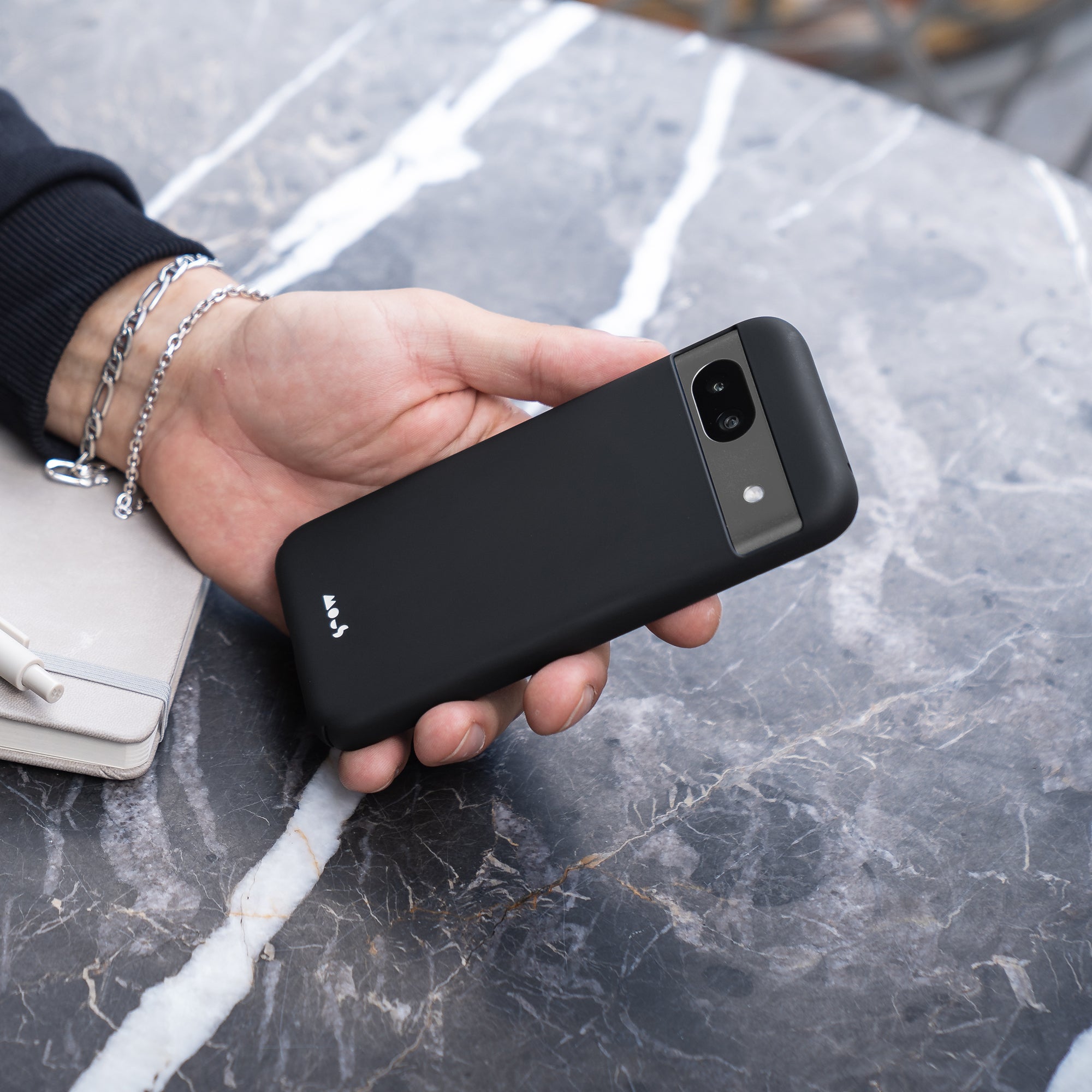 Ultra Thin MagSafe Compatible iPhone Case in Jet Black - Perfect for Everyday Protection & Wireless Charging