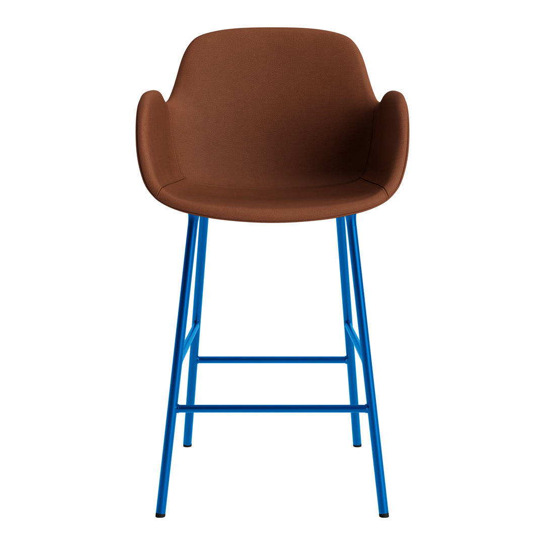 Stylish Fully Upholstered Form Counter Armchair - Perfect for Kitchen Islands, Breakfast Bars & Home Dining Areas