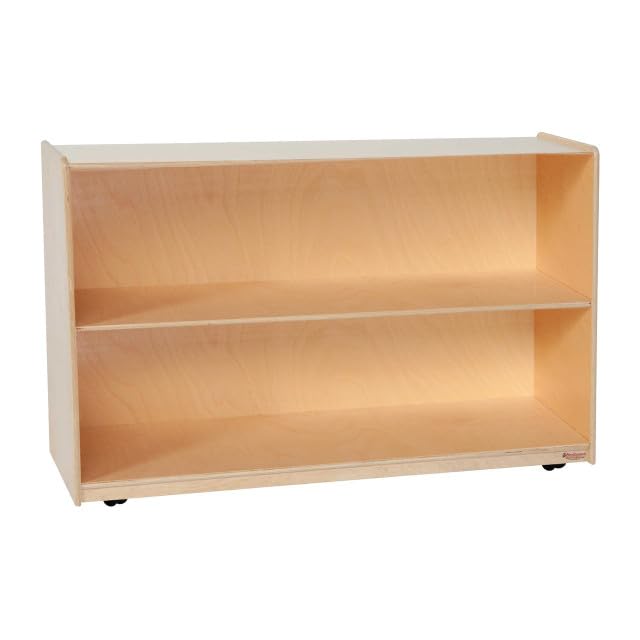 Wooden Shelf Storage Organizer - Modern Home & Office Decor for Books, Plants & Display Items