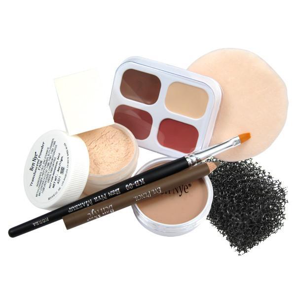 Ben Nye Professional Creme Makeup Kit - High-Quality Theatrical & Special FX Makeup for Halloween, Cosplay & Film - Perfect for Actors, Artists & Makeup Enthusiasts