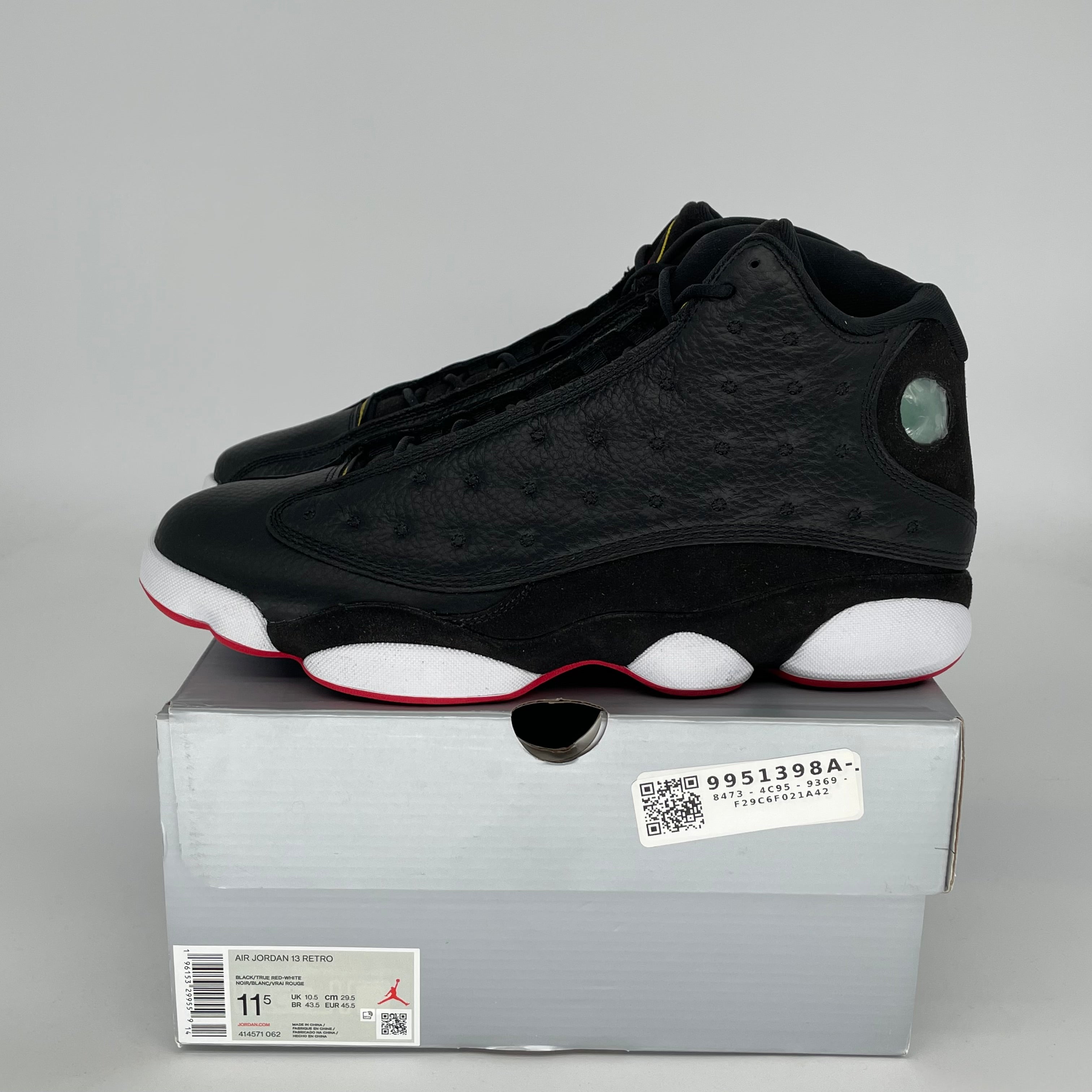 AIR JORDAN 13 PLAYOFFS Basketball Shoes - Men's Size 11.5 (414571-062) - Retro Sneakers for Basketball & Streetwear Fashion