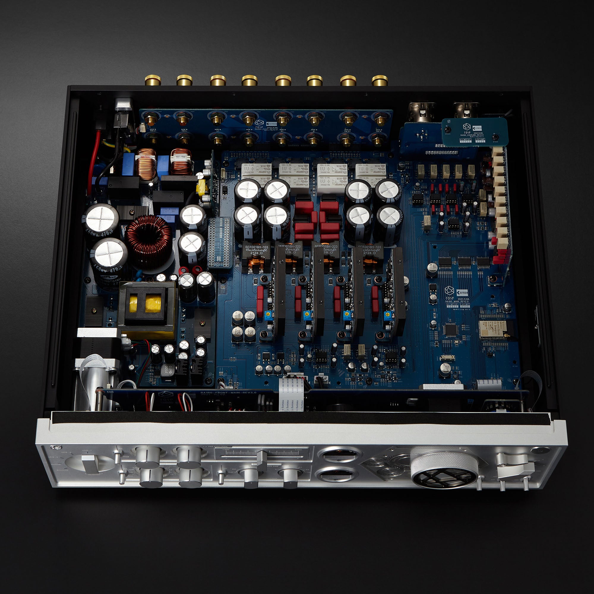 HiFi ROSE RA180 Integrated Stereo Amplifier - High Fidelity Audio System for Home Theater & Music Listening