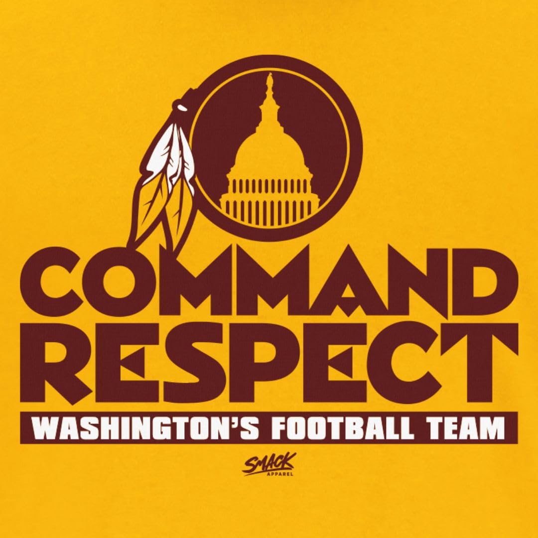 Washington Football Team Fan T-Shirt - Command Respect Design (Sizes SM-5XL) - Perfect for Game Day, Tailgating & Showing Team Spirit