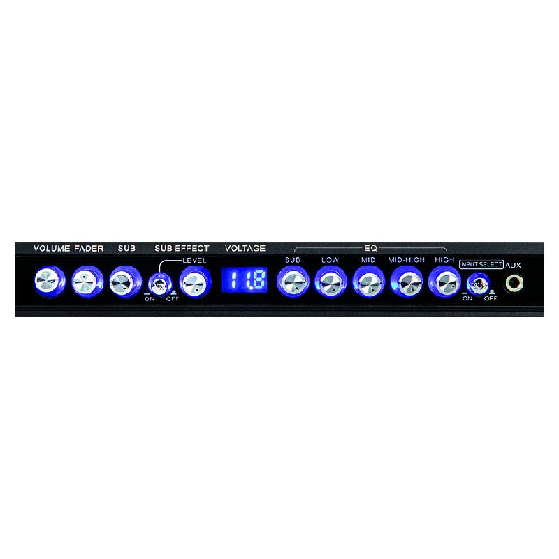 Power Acoustik PWM 5V 5-Band Car Audio Parametric Equalizer with Subwoofer Control - Perfect for Car Audio Systems & Bass Enhancement