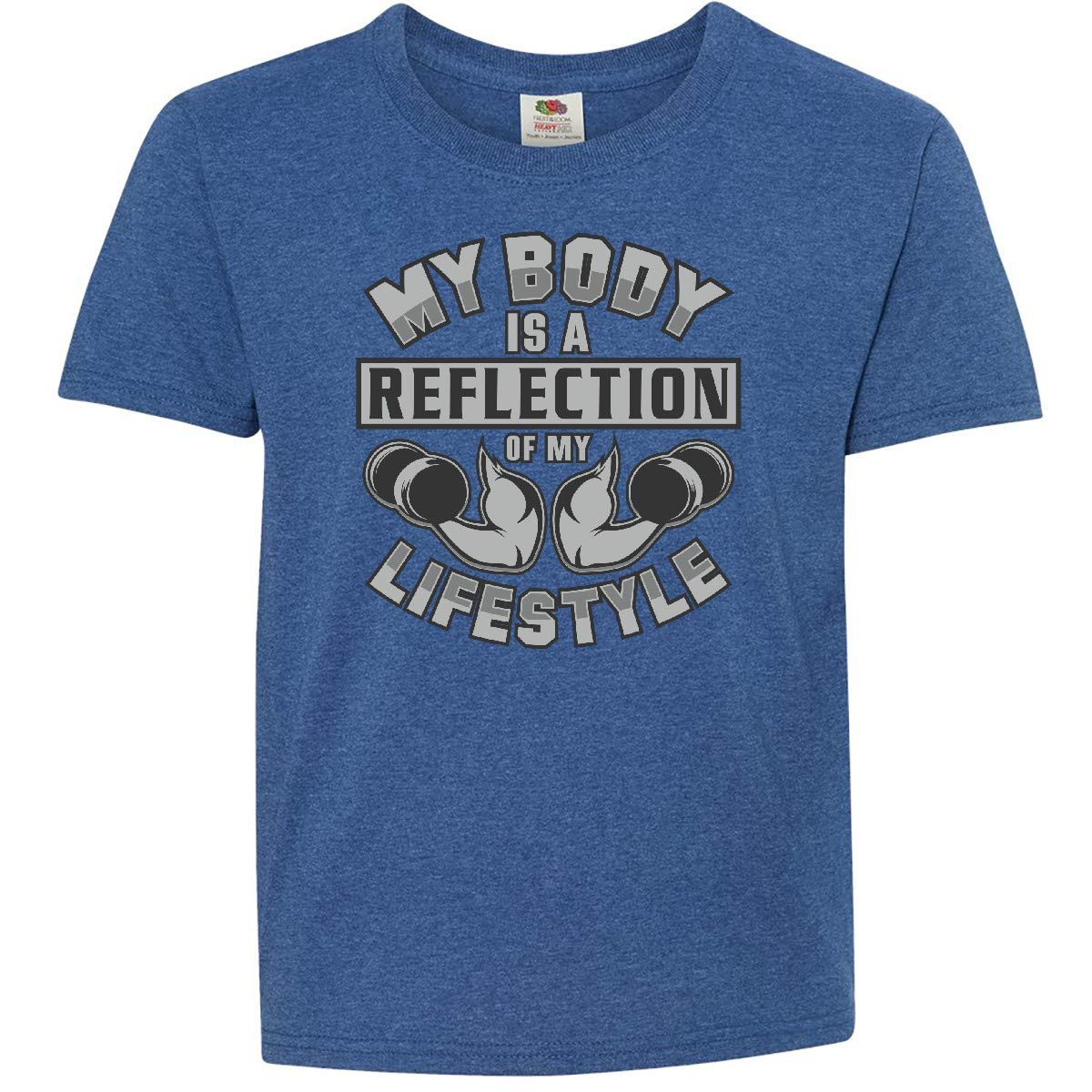 Inktastic Workout Fitness Exercise Apparel Youth T-Shirt - Gym, Running & Activewear for Teens & Kids - Perfect for Sports, Training & Casual Wear