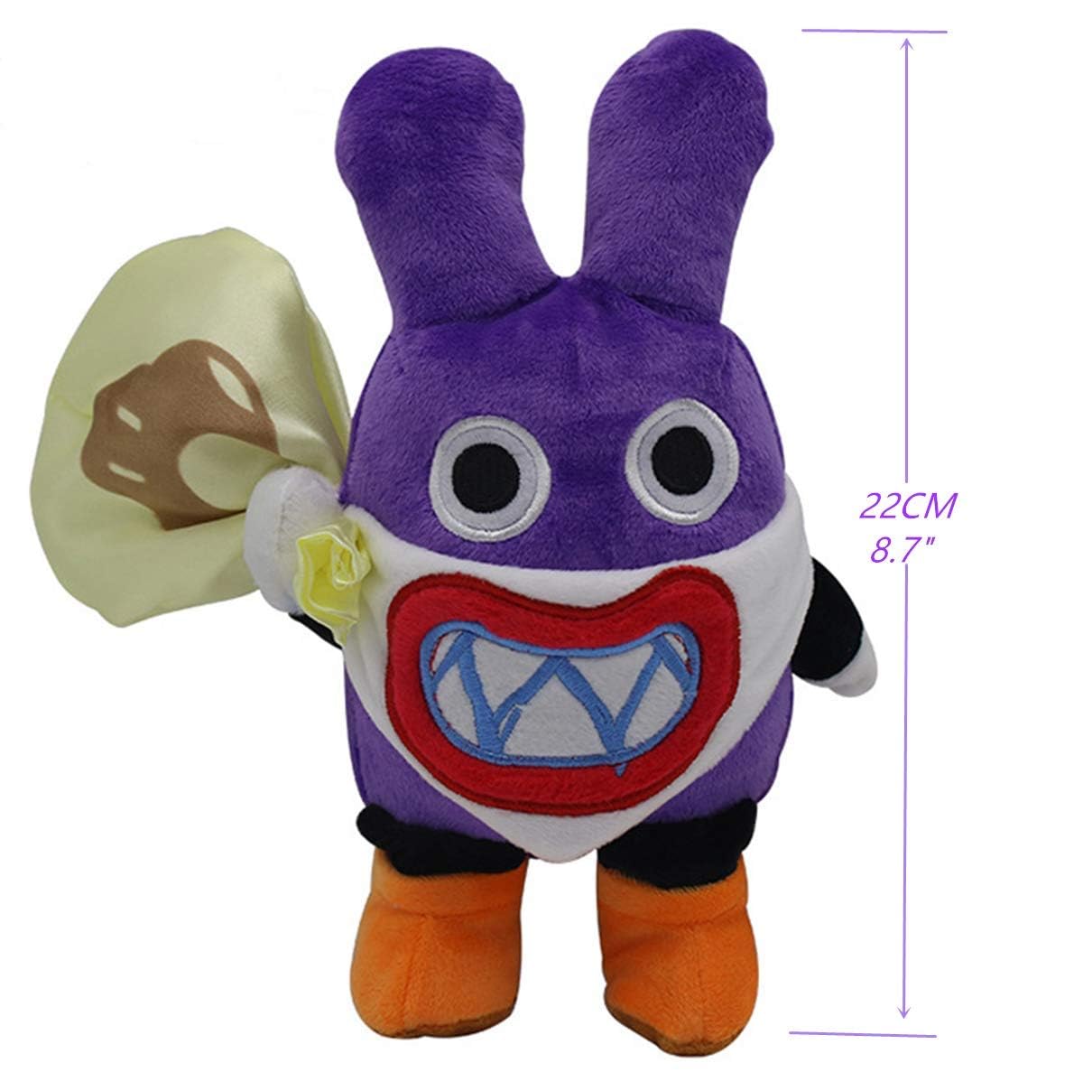 Super Soft YIYO Mario Bros Purple Rabbit Plush Toy - 8.7