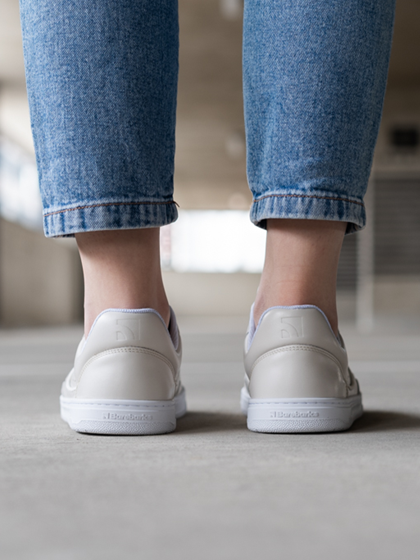 Barefoot Sneakers Barebarics Arise - Cream White Minimalist Shoes for Men & Women | Perfect for Running, Walking & Gym Workouts