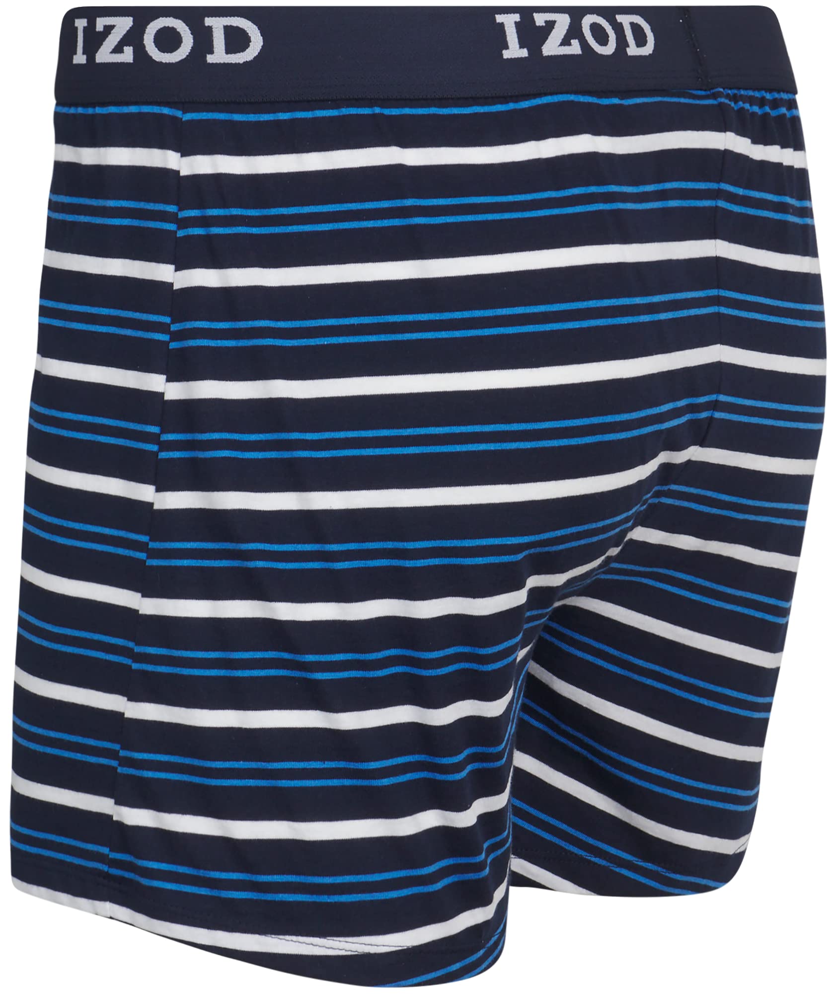 IZOD Men's Boxer Shorts 8-Pack - Classic Knit Cotton Underwear with Functional Fly - Breathable & Comfortable Boxer Briefs for Men (Size M-2XL) - Perfect for Everyday Wear, Workout & Travel