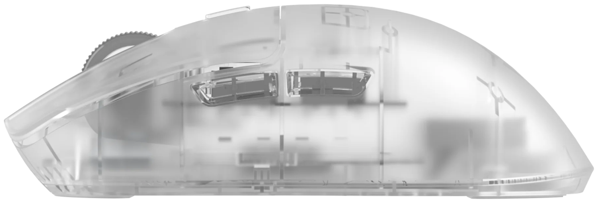 Edifier Hecate G3M Pro Wireless Gaming Mouse - Tri-Mode Connectivity, Transparent White Design for PC, Mac & Laptop - Perfect for FPS, MOBA & Esports Gaming