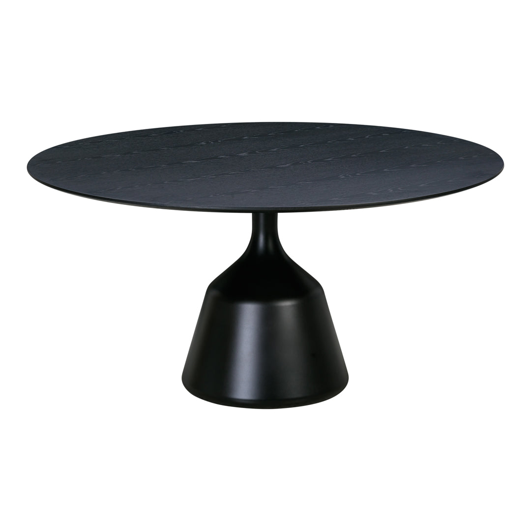 Modern Round Coin Dining Table - Elegant Metal & Glass Top for Kitchen, Dining Room, or Breakfast Nook - Perfect for Small Spaces & Contemporary Home Decor