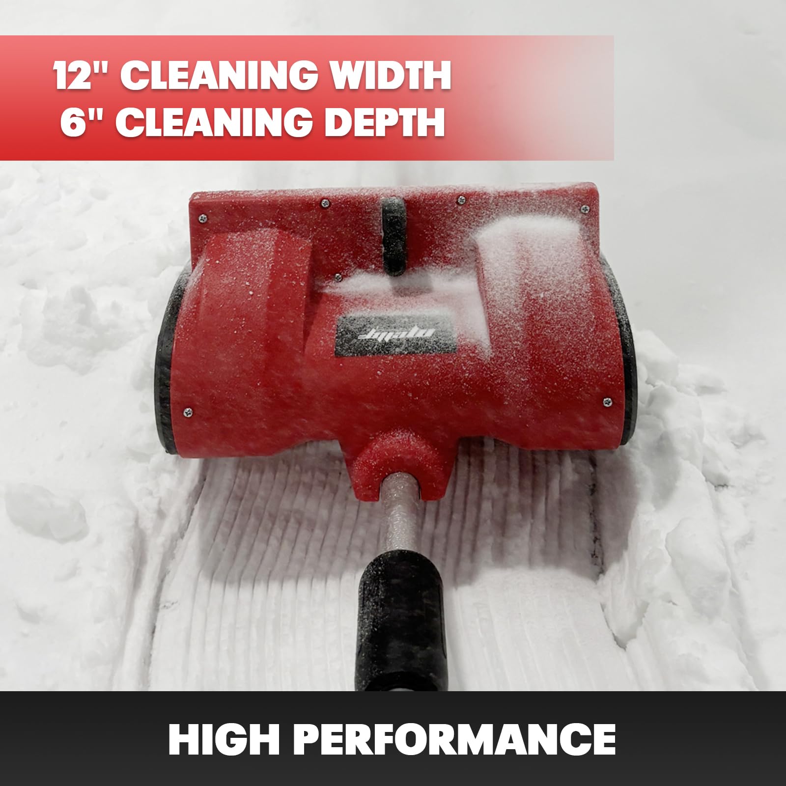 18V Cordless Snow Shovel - Milwaukee Battery Compatible, 12