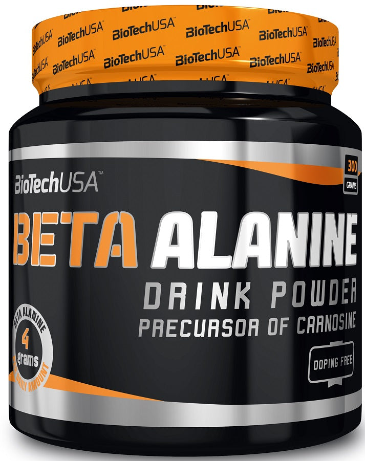 BioTechUSA Beta Alanine Powder 300g - Premium Workout Supplement for Muscle Endurance & Performance | Ideal for Athletes & Fitness Enthusiasts