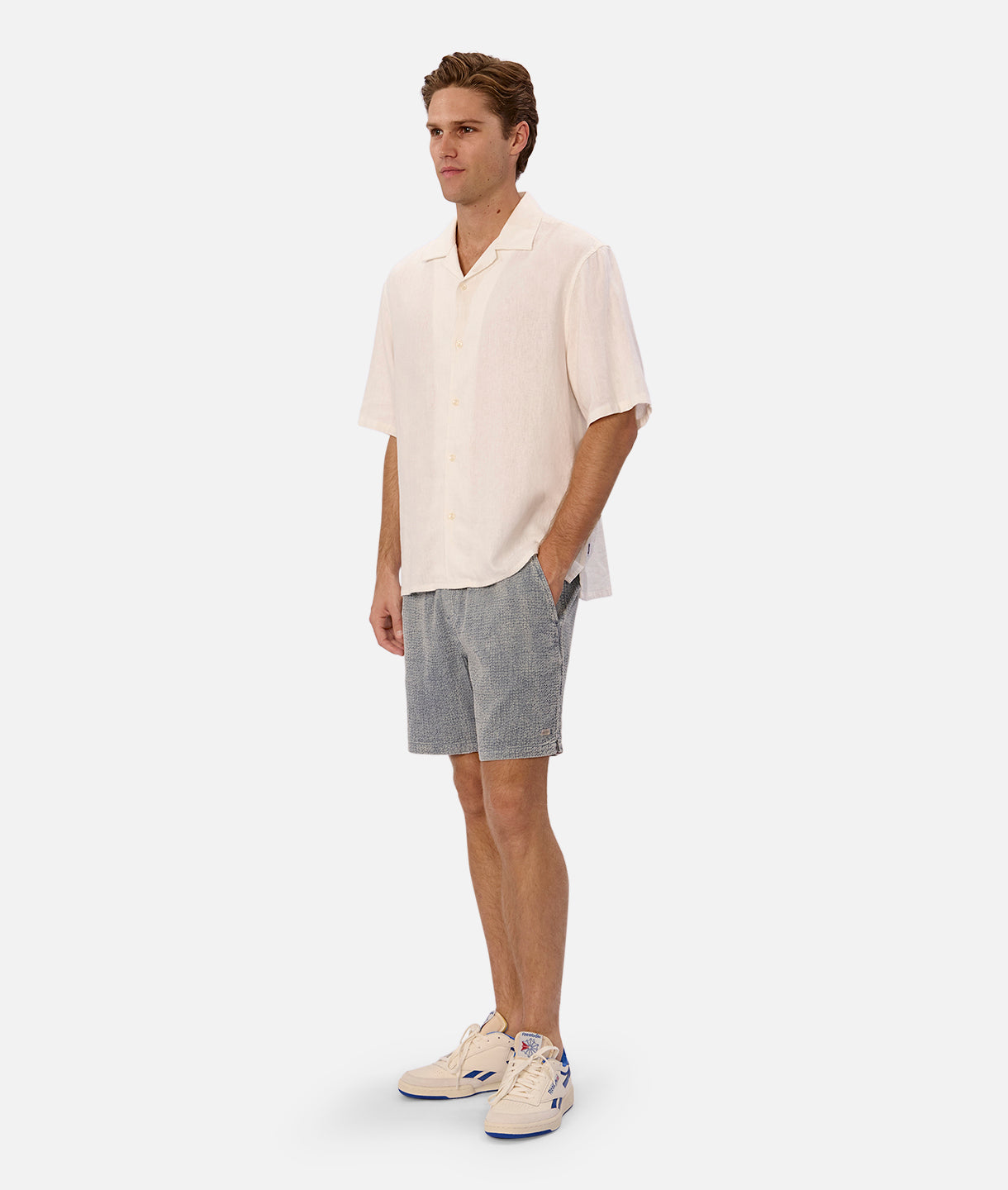 The Canyon Drawcord Short - Acid Chambray Casual Shorts for Men | Perfect for Summer, Beach, and Outdoor Activities