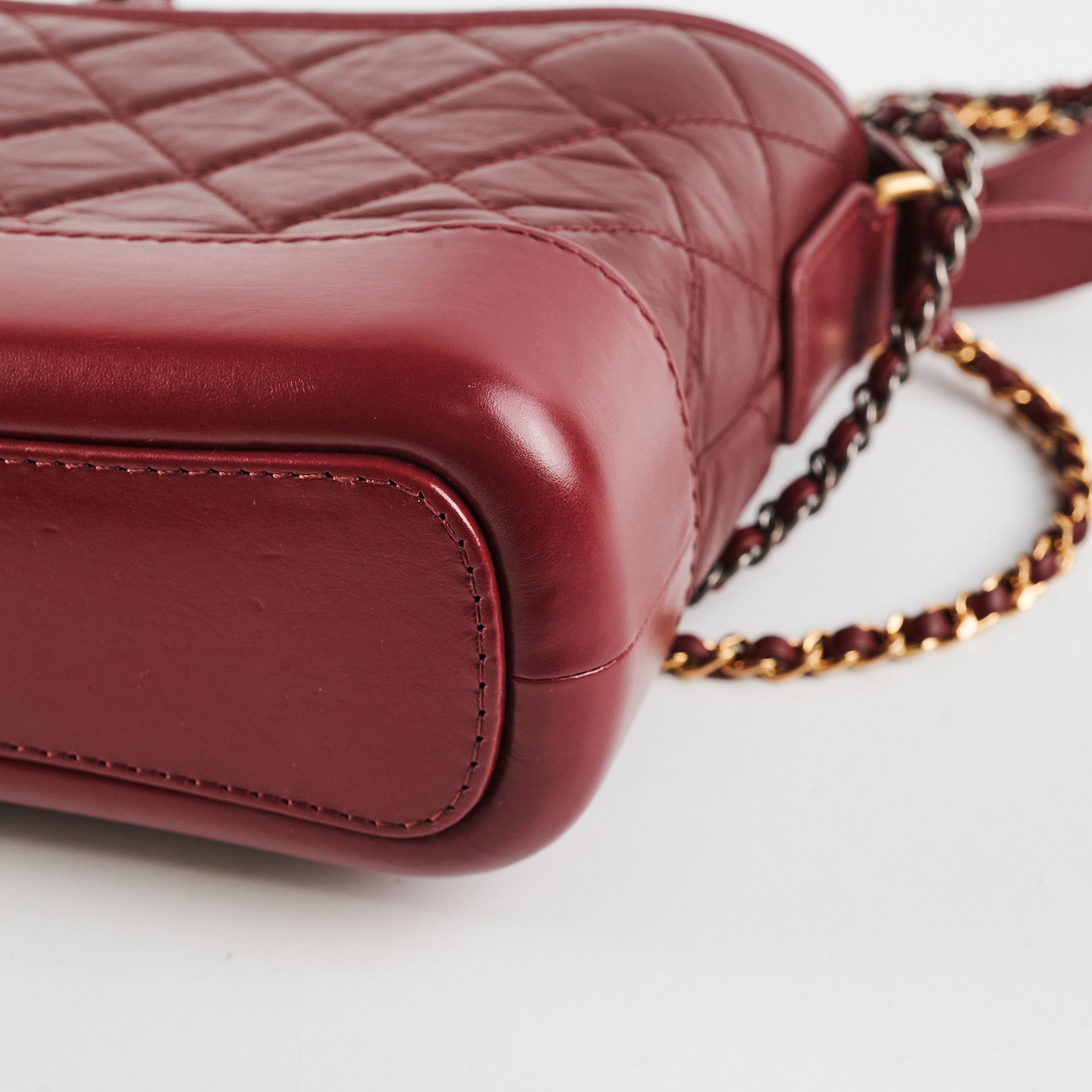 Chanel Small Gabrielle Bag in Dark Red - Luxury Crossbody Handbag for Women, Perfect for Date Night & Evening Events