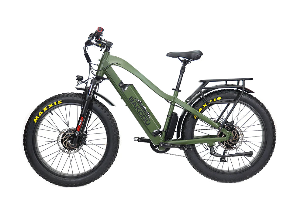 Bakcou Kodiak AWD Electric Bike - Powerful Off-Road eBike for Hunting, Camping & Outdoor Adventures