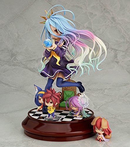 No Game No Life Shiro 1/7 Scale PVC Figure - Anime Collectible for Fans, Perfect for Display in Home, Office, or Gaming Room