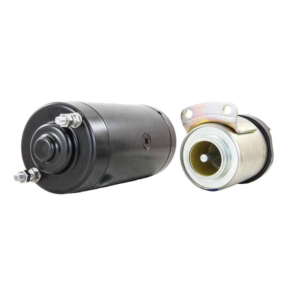 RAREELECTRICAL New Starter Motor & Solenoid Compatible with Harley Davidson Superglide FXE 1974-1984 - SAJ4003A SAJ4003AA - Perfect for Motorcycle Repair & Restoration Projects