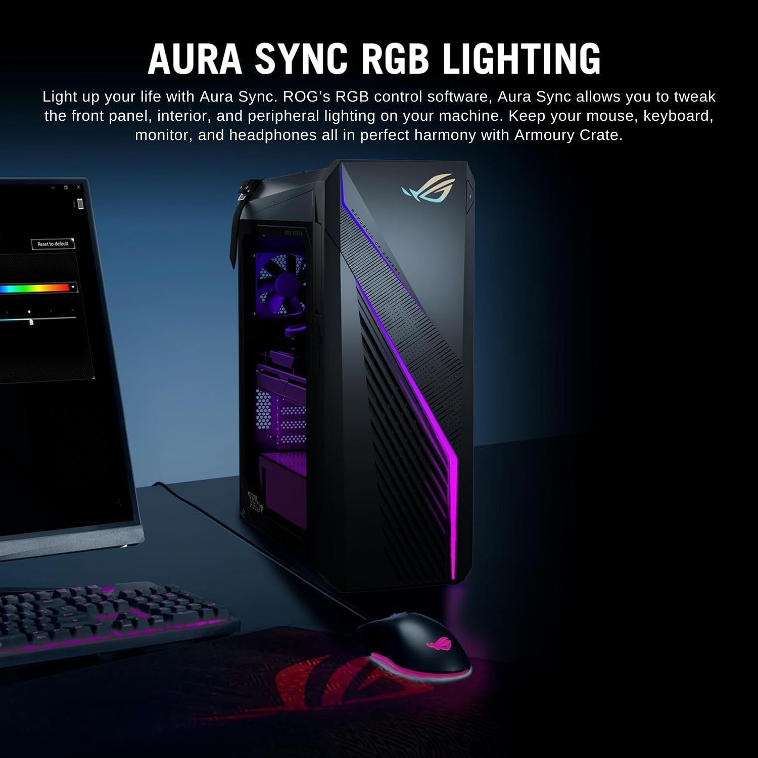 ASUS ROG Strix Gaming PC Tower Desktop Computer - Intel Core i7-13700F, NVIDIA RTX 4060 8GB, 32GB DDR4 RAM, 1TB NVMe SSD, WiFi 6, Windows 11 - Ultimate Gaming & Streaming Performance for Esports, VR & Content Creation